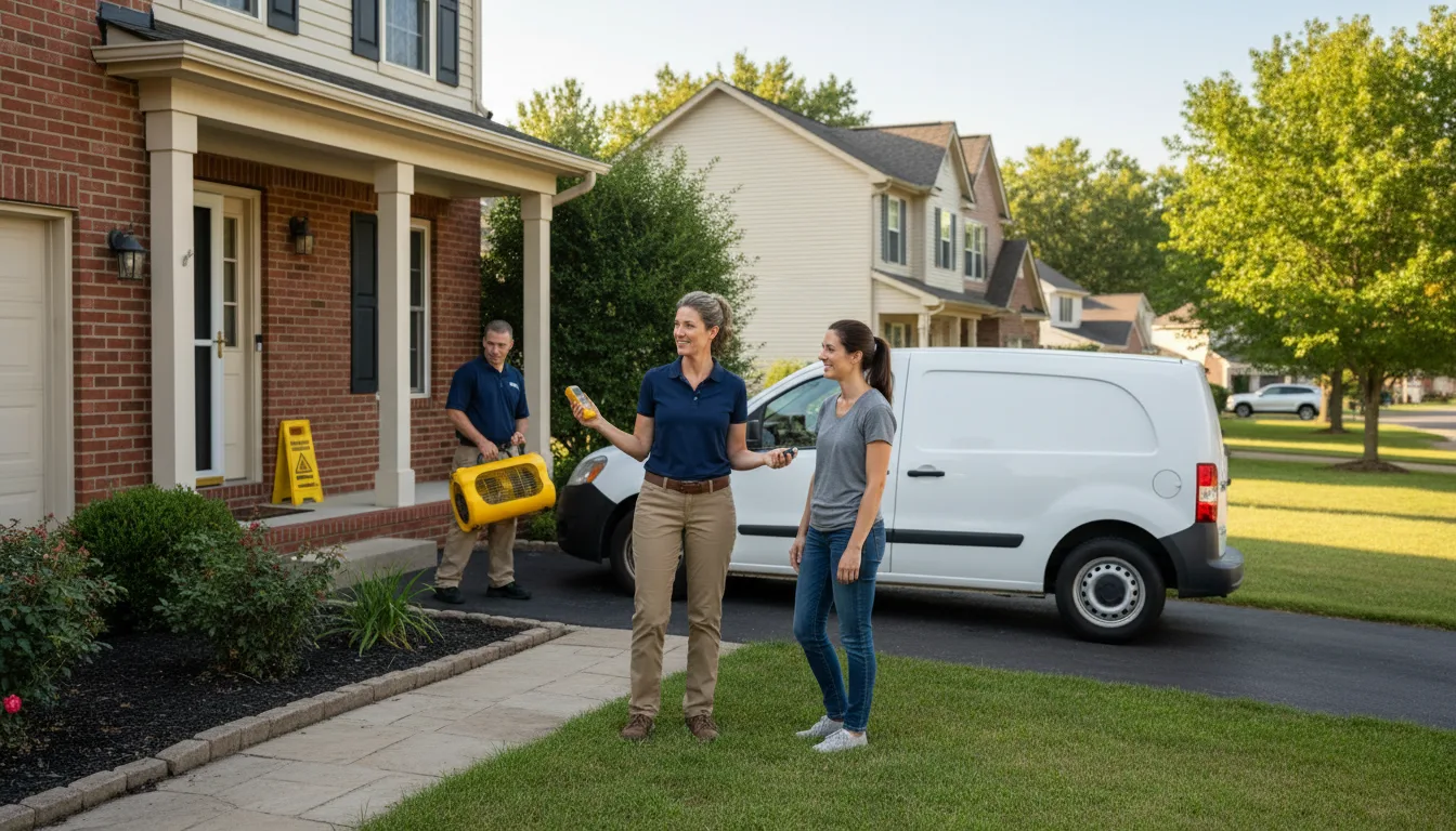 Water restoration image for Dehumidification And Cleanup Services in Napa, CA
